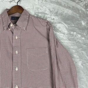 Ralph‎ Lauren Men's Gingham Check Button Down Shirt Long Sleeve Casual Top Large